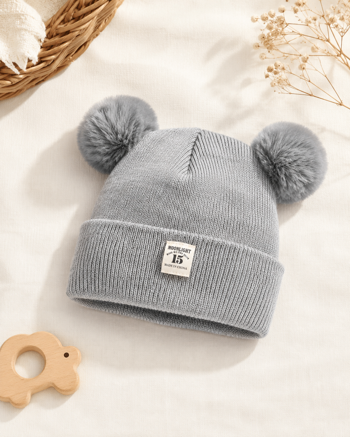 Gorro com Pompons