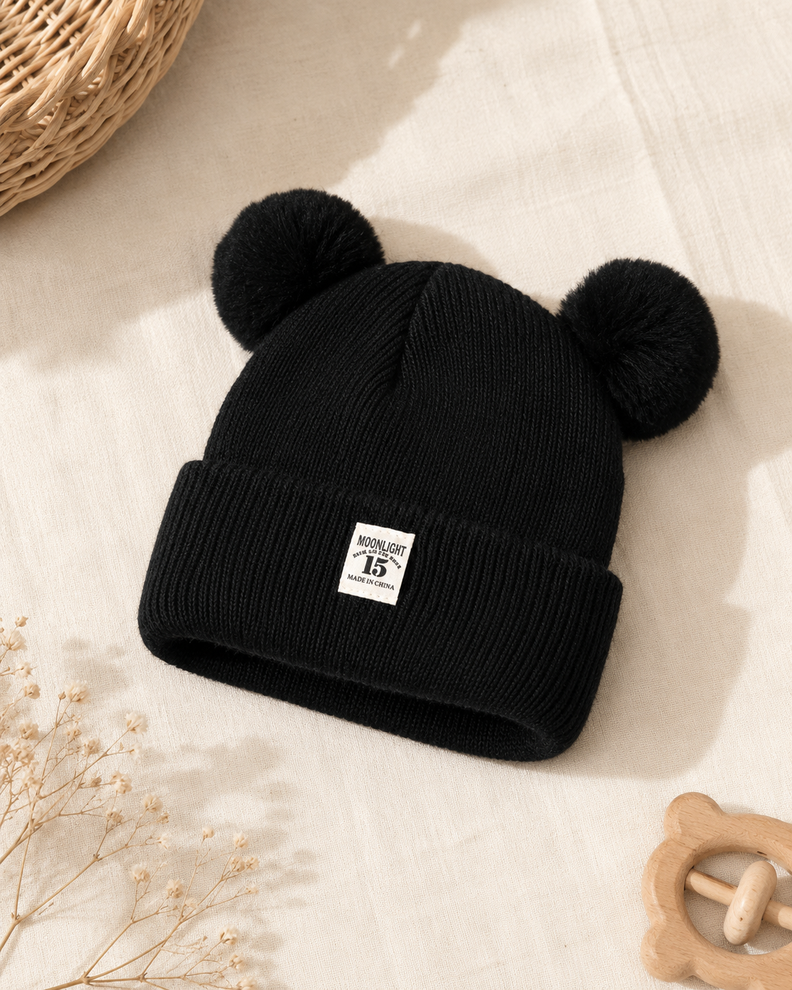 Gorro com Pompons