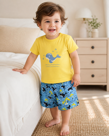 Pijama bebé baleia de verão Zupi - produto