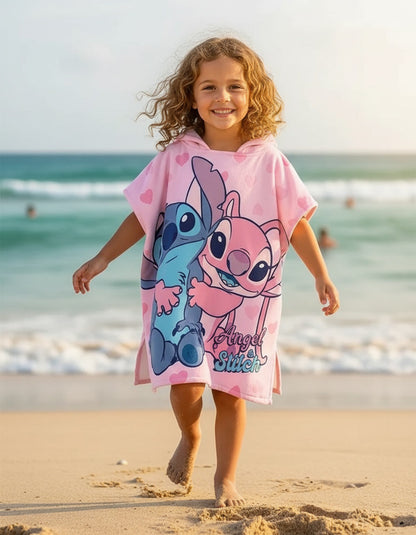 Poncho de Praia Stitch & Angel