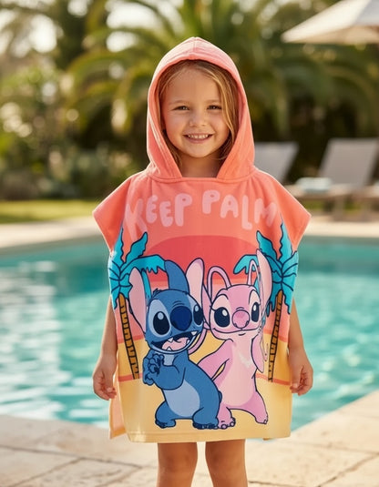 Poncho de Praia Stitch & Angel